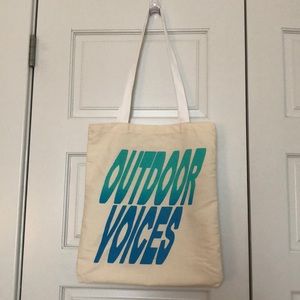 Outdoor Voices Canvas Bag